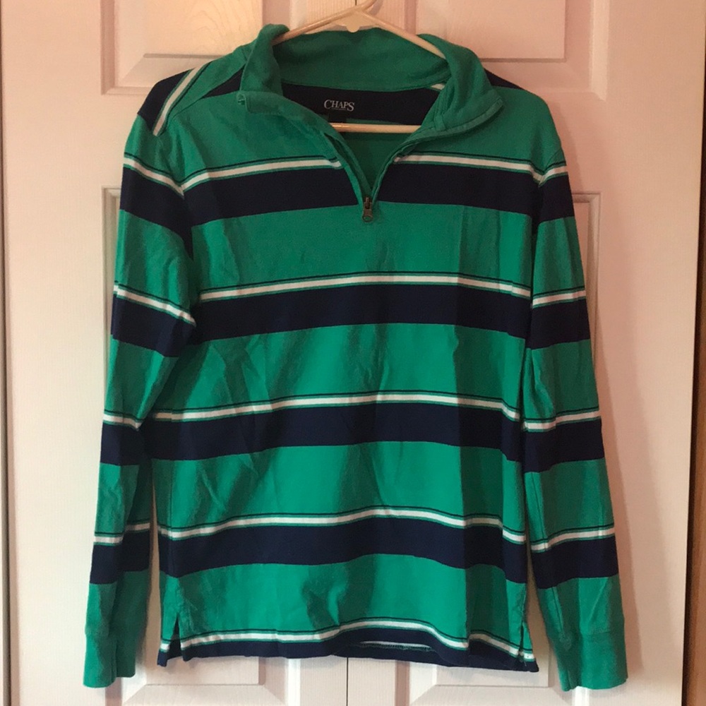 Chaps quarter zip long sleeve